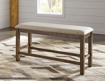 Moriville Counter Height Dining Bench - Yulissa Home Furnishings (NJ)