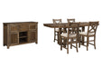 Moriville Counter Height Dining Set - Yulissa Home Furnishings (NJ)