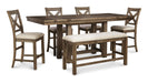 Moriville Counter Height Dining Extension Table - Yulissa Home Furnishings (NJ)