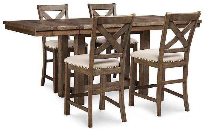 Moriville Counter Height Dining Set - Yulissa Home Furnishings (NJ)