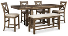 Moriville Counter Height Dining Set - Yulissa Home Furnishings (NJ)