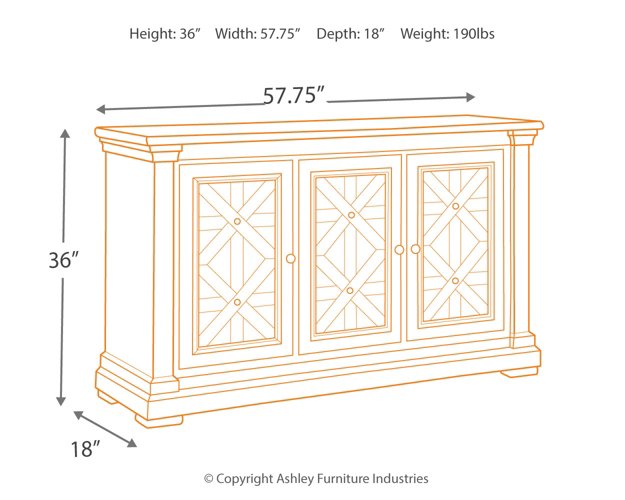 Bolanburg Dining Server - Yulissa Home Furnishings (NJ)