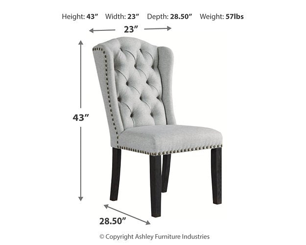 Jeanette Dining Chair - Yulissa Home Furnishings (NJ)