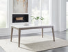 Loyaska Dining Table - Yulissa Home Furnishings (NJ)