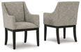 Burkhaus Dining Arm Chair - Yulissa Home Furnishings (NJ)