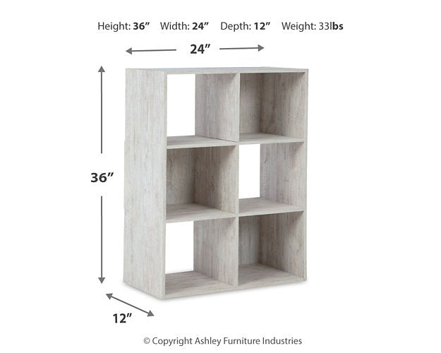 Paxberry Six Cube Organizer - Yulissa Home Furnishings (NJ)