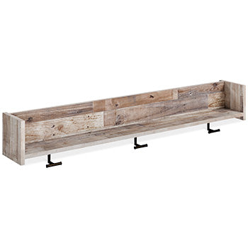 Neilsville Wall Mounted Coat Rack with Shelf - Yulissa Home Furnishings (NJ)