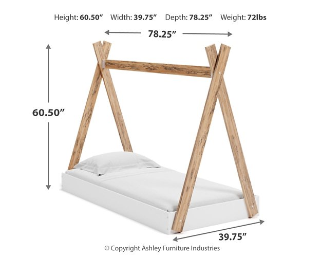 Piperton Youth Tent Complete Bed in Box - Yulissa Home Furnishings (NJ)