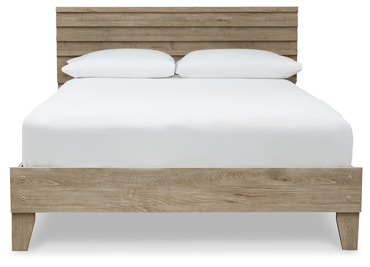 Oliah Queen Panel Bed - Yulissa Home Furnishings (NJ)