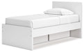 Onita Panel Bed with 1 Side Storage - Yulissa Home Furnishings (NJ)