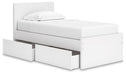 Onita Panel Bed with 1 Side Storage - Yulissa Home Furnishings (NJ)