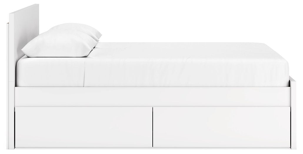 Onita Panel Bed with 1 Side Storage - Yulissa Home Furnishings (NJ)