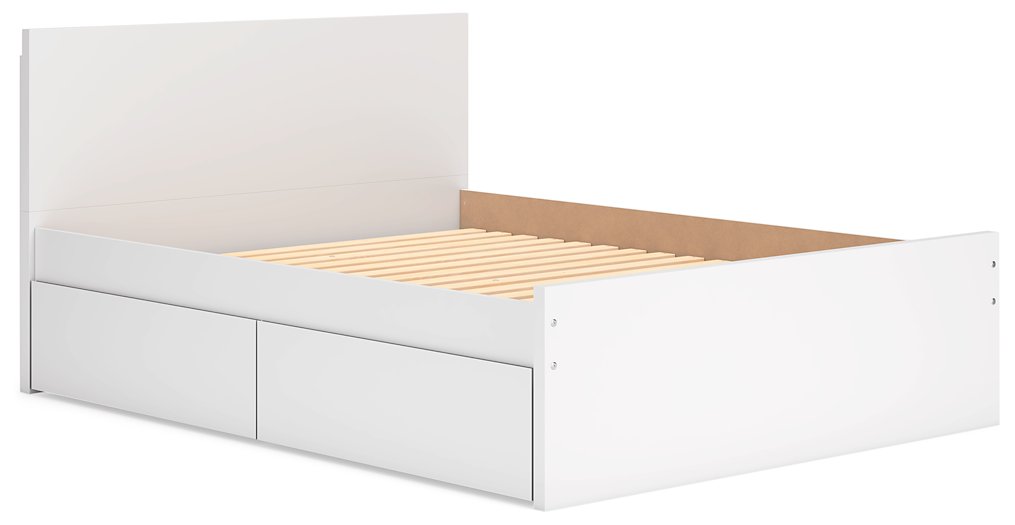 Onita Panel Bed with 2 Side Storage - Yulissa Home Furnishings (NJ)