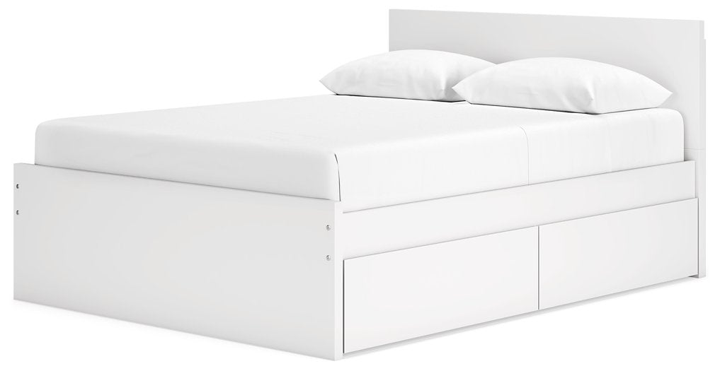 Onita Panel Bed with 2 Side Storage - Yulissa Home Furnishings (NJ)