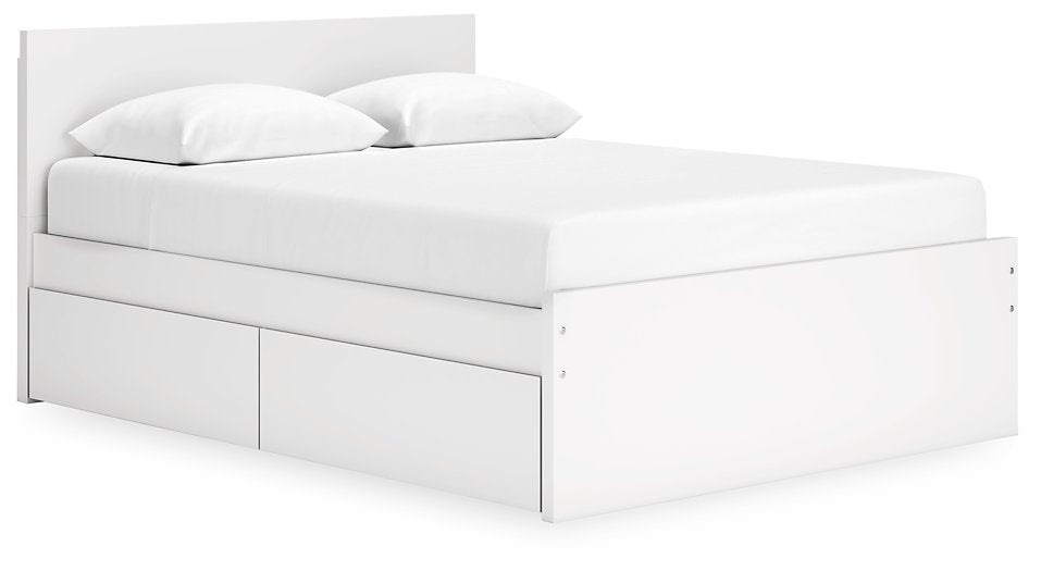 Onita Panel Bed with 2 Side Storage - Yulissa Home Furnishings (NJ)