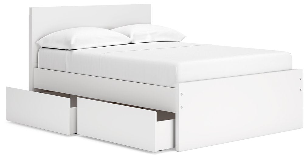 Onita Panel Bed with 1 Side Storage - Yulissa Home Furnishings (NJ)