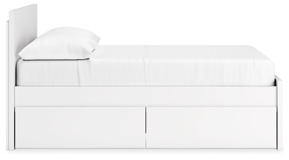 Onita Panel Bed with 1 Side Storage - Yulissa Home Furnishings (NJ)