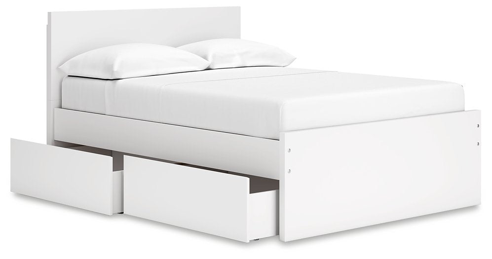 Onita Panel Bed with 2 Side Storage - Yulissa Home Furnishings (NJ)