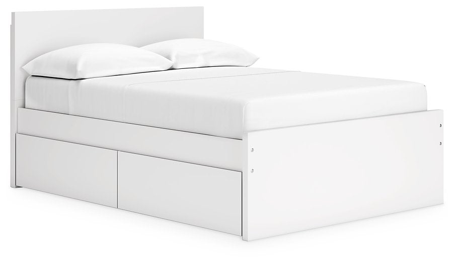 Onita Panel Bed with 2 Side Storage - Yulissa Home Furnishings (NJ)