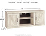 Bellaby TV Stand with Electric Fireplace - Yulissa Home Furnishings (NJ)