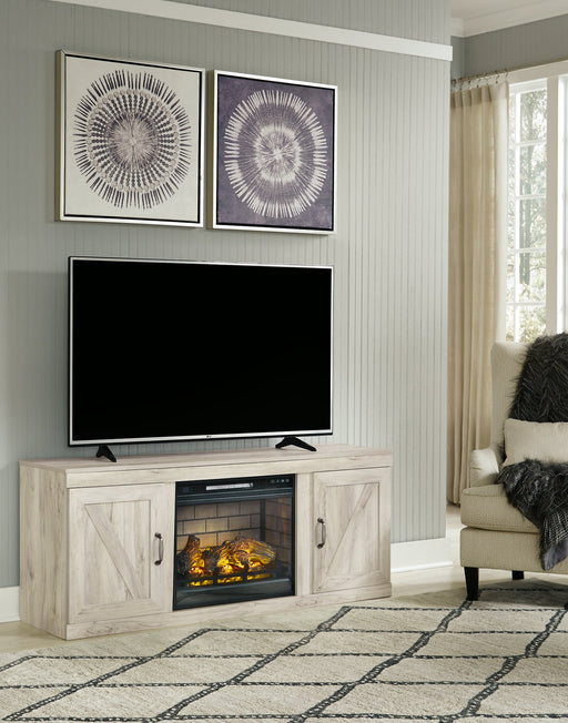 Bellaby TV Stand with Electric Fireplace - Yulissa Home Furnishings (NJ)