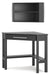 Otaska Home Office Corner Desk with Bookcase - Yulissa Home Furnishings (NJ)