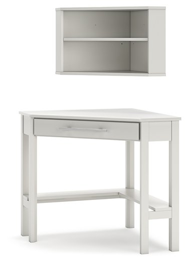 Grannen Home Office Corner Desk with Bookcase - Yulissa Home Furnishings (NJ)