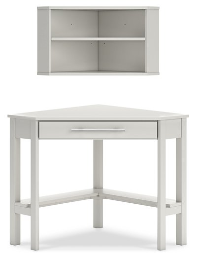 Grannen Home Office Corner Desk with Bookcase - Yulissa Home Furnishings (NJ)