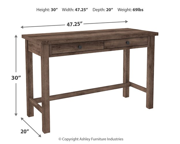 Arlenbry 47" Home Office Desk - Yulissa Home Furnishings (NJ)