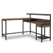 Arlenbry Home Office L-Desk with Storage - Yulissa Home Furnishings (NJ)