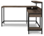 Arlenbry Home Office L-Desk with Storage - Yulissa Home Furnishings (NJ)