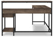 Arlenbry Home Office L-Desk with Storage - Yulissa Home Furnishings (NJ)