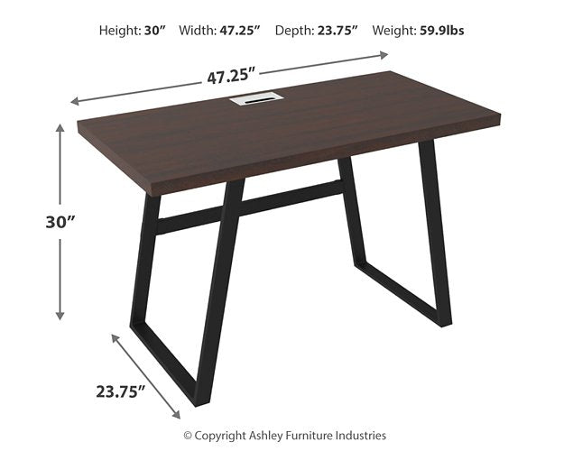 Camiburg 47" Home Office Desk - Yulissa Home Furnishings (NJ)