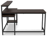 Camiburg Home Office L-Desk with Storage - Yulissa Home Furnishings (NJ)