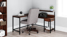 Camiburg Home Office L-Desk with Storage - Yulissa Home Furnishings (NJ)