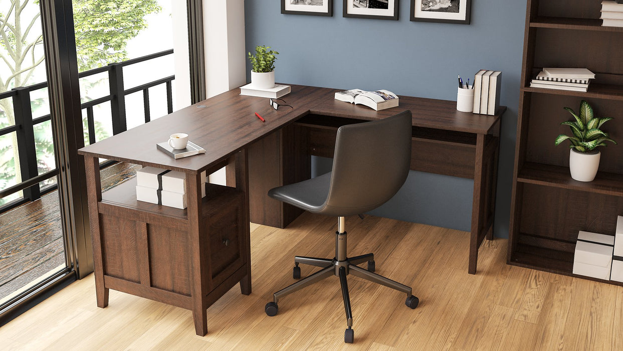 Camiburg 2-Piece Home Office Desk - Yulissa Home Furnishings (NJ)