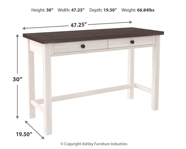 Dorrinson 47" Home Office Desk - Yulissa Home Furnishings (NJ)