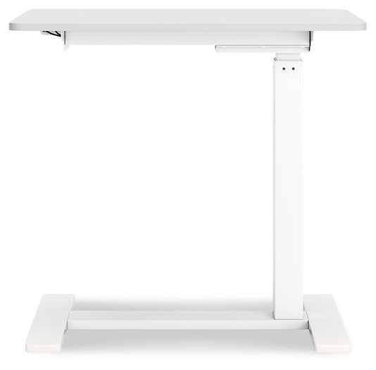 Lynxtyn Adjustable Height Home Office Side Desk - Yulissa Home Furnishings (NJ)