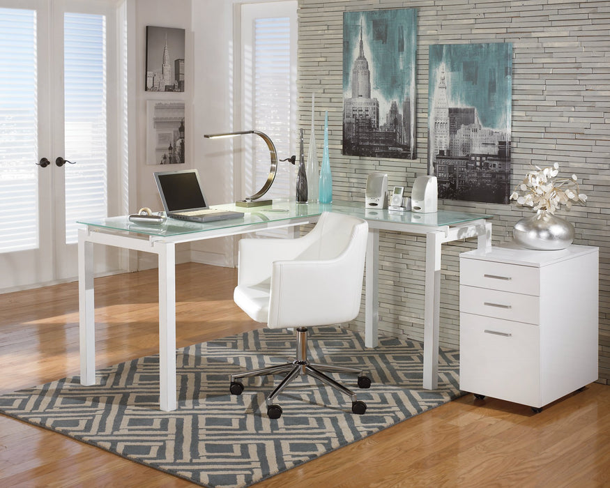 Baraga Home Office Desk Chair - Yulissa Home Furnishings (NJ)