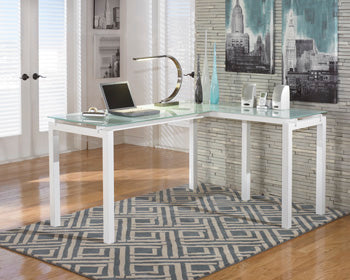 Baraga Home Office L-Desk - Yulissa Home Furnishings (NJ)