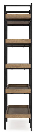 Montia 76" Bookcase - Yulissa Home Furnishings (NJ)