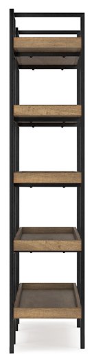 Montia 76" Bookcase - Yulissa Home Furnishings (NJ)