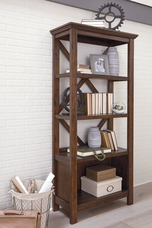 Baldridge 75" Bookcase - Yulissa Home Furnishings (NJ)