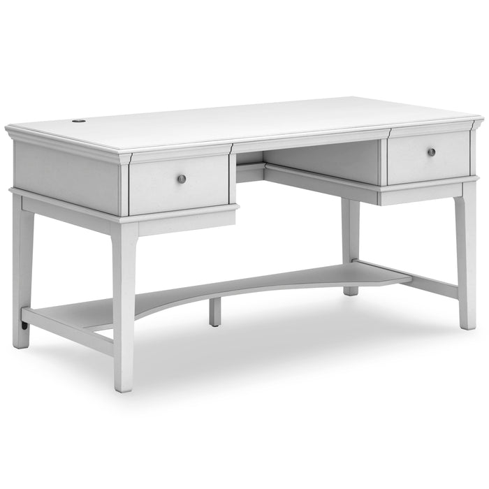 Kanwyn Home Office Storage Leg Desk - Yulissa Home Furnishings (NJ)