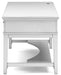 Kanwyn Home Office Storage Leg Desk - Yulissa Home Furnishings (NJ)