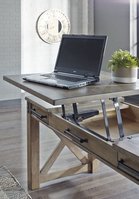 Aldwin Home Office Lift Top Desk - Yulissa Home Furnishings (NJ)