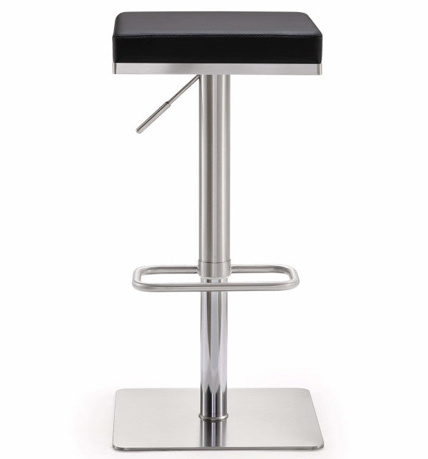 BARI BLACK STAINLESS STEEL BARSTOOL