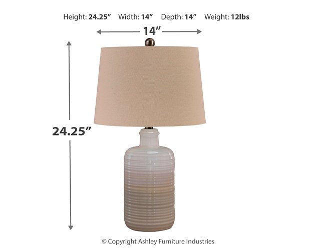 Marnina Table Lamp (Set of 2) - Yulissa Home Furnishings (NJ)