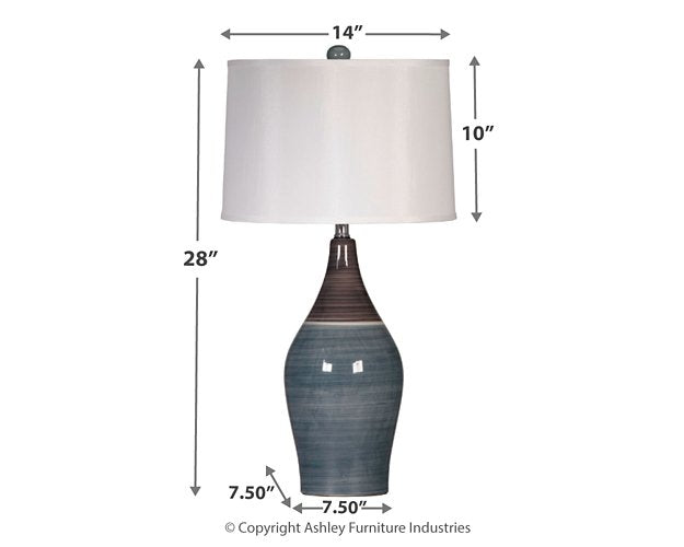 Niobe Table Lamp (Set of 2) - Yulissa Home Furnishings (NJ)