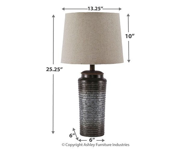 Norbert Table Lamp (Set of 2) - Yulissa Home Furnishings (NJ)